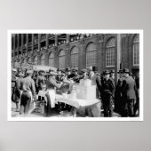 Ebbets Field Hot Dog Stand Baseball 1920 Poster (Voorkant)