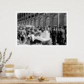 Ebbets Field Hot Dog Stand Baseball 1920 Poster (Keuken)