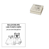 EBD Bullies Bully English Bulldog Lovers Rubberstempel (Gestempeld)