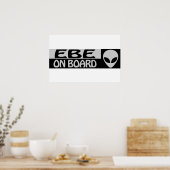 EBE AAN BOORD POSTER (Keuken)