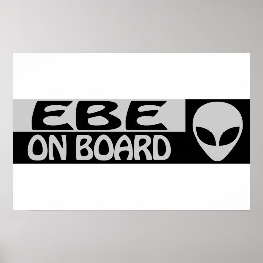 EBE AAN BOORD POSTER (Voorkant)
