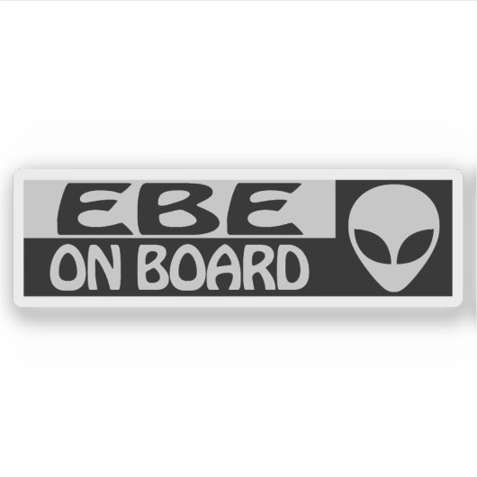 EBE AAN BOORD STICKER (Voorkant)