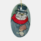 EbeMeowzer Scrooge uit een kerstkarol Keramisch Ornament (Rechts)
