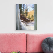 EBEN ICE CAVES MICHIGAN U.S.A. CANVAS PRINT (Insitu (Woonkamer))