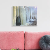 EBEN ICE CAVES MICHIGAN U.S.A. CANVAS PRINT (Insitu (Woonkamer))