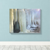 EBEN ICE CAVES MICHIGAN U.S.A. CANVAS PRINT (Insitu (Houten vloer))