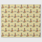 Ebeneezer scrooge cadeaupapier inpakken - bah humb (Vlak)