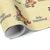 Ebeneezer scrooge cadeaupapier inpakken - bah humb (Rol Hoek)