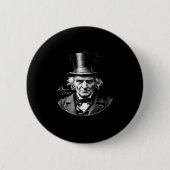 Ebeneezer Scrooge Rtrait With Signature Ronde Button 5,7 Cm (Voorkant)