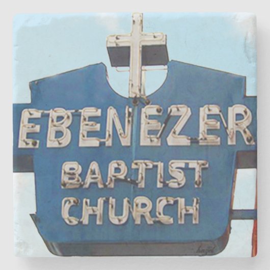 Ebenezer Baptist Church Atlanta, Ebenezer Baptist Stenen Onderzetter (Voorkant)