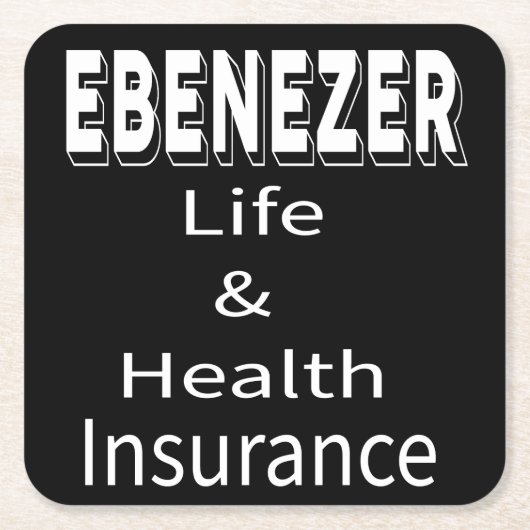 Ebenezer Leven- en ziektekostenverzekering Kartonnen Onderzetters (Voorkant)
