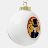 Ebenezer Scrooge Bah! Humbug! Keramische Bal Ornament (Links)