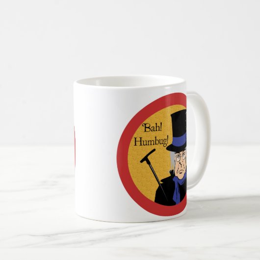 Ebenezer Scrooge Bah! Humbug! Koffiemok (Voorkant rechts)