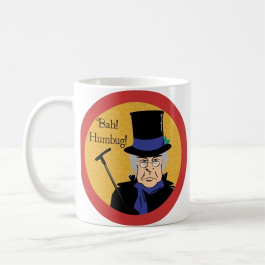 Ebenezer Scrooge Bah! Humbug! Koffiemok (Links)