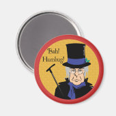 Ebenezer Scrooge Bah! Humbug! Magneet (Voorkant / Achterkant)