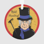 Ebenezer Scrooge Bah! Humbug! Ornament (achterkant)