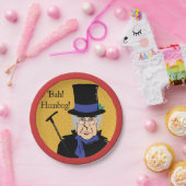 Ebenezer Scrooge Bah! Humbug! Papieren Bordje (Feest)
