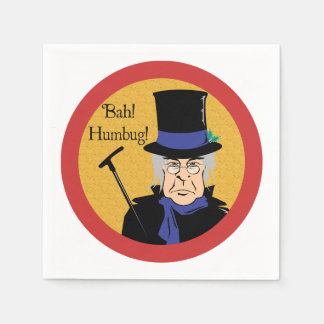 Ebenezer Scrooge Bah! Humbug! Servet