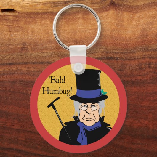 Ebenezer Scrooge Bah! Humbug! Sleutelhanger (Voorkant)