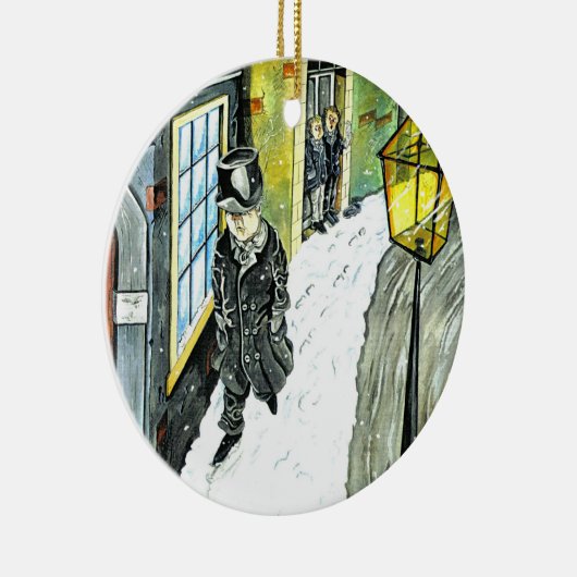 Ebenezer Scrooge Keramisch Ornament (Rechts)