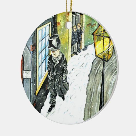 Ebenezer Scrooge Keramisch Ornament (Links)