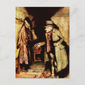 Ebenezer Scrooge Kerstmis Carol Briefkaart (Voorkant)