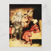 Ebenezer Scrooge Kerstmis Carol Briefkaart (Voorkant)