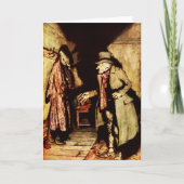 Ebenezer Scrooge Kerstmis Carol  Kaart (Voorkant)