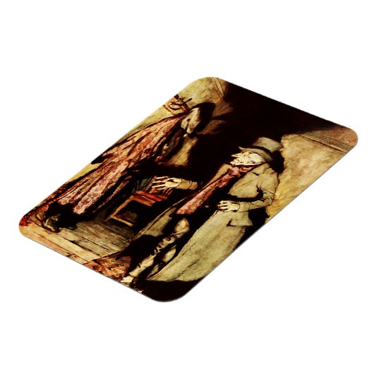 Ebenezer Scrooge Kerstmis Carol  Magneet (Linkerzijde)