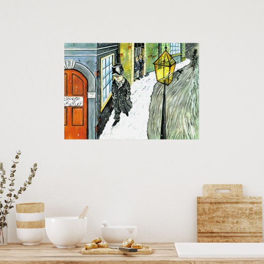 Ebenezer Scrooge Poster (Keuken)