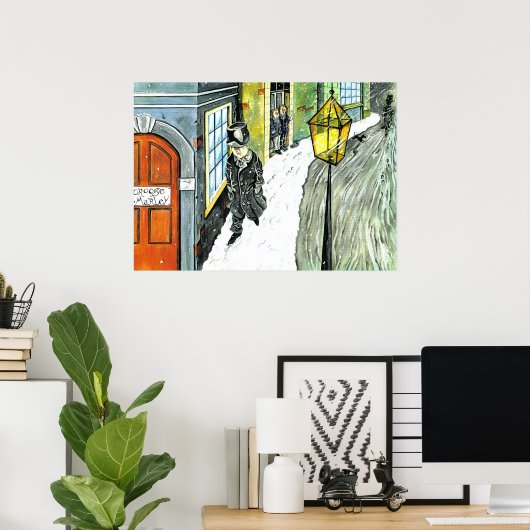 Ebenezer Scrooge Poster (Thuiskantoor)