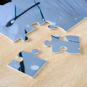 Ebenezer Scrooge Snowy Victoriaans Street Legpuzzel (Zijkant)