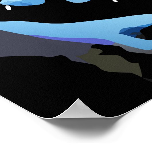 Ebenezer Scrooge Victoriaans Kerstwinter Scène Poster (Hoek)