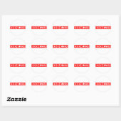 Ebenezer Stamp Ronde Sticker (Vel)