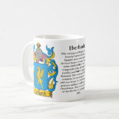 Eberhardt, de oorsprong, de betekenis en de rest koffiemok (Voorkant links)