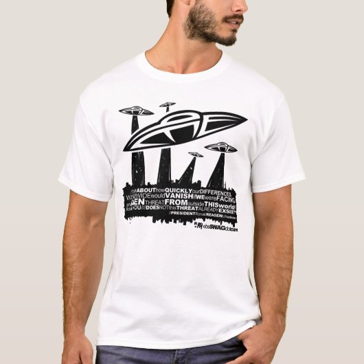 ebeSWAGreagan Black/White T-shirt (Voorkant)