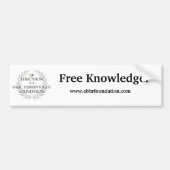 EBHR_Laurel, Free Knowledge Bumpersticker (Voorkant)