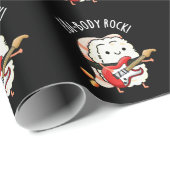Ebi-body Rock Funny Rocker Sushi Pun Dark BG Cadeaupapier (Rol Hoek)
