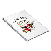 Ebi-body Rock Grappige Rocker Sushi Grappenmaker  Notitieboek (Rechterzijde)