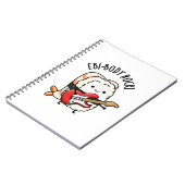 Ebi-body Rock Grappige Rocker Sushi Stunt  Notitieboek (Linkerzijde)