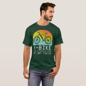 EBike-fietsenmotor met elektrische batterij T-shirt (Voorkant volledig)
