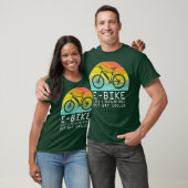 EBike-fietsenmotor met elektrische batterij T-shirt (Unisex)