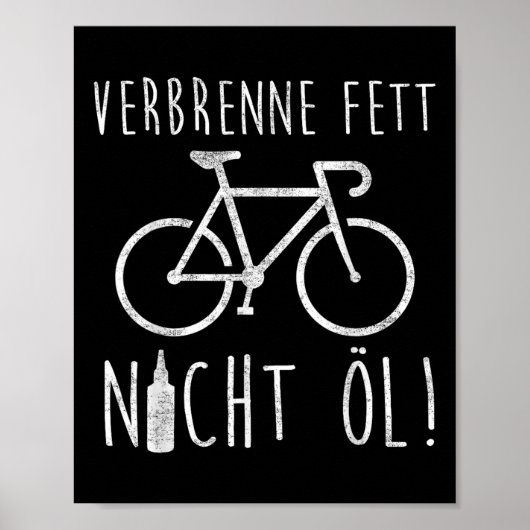 Ebike Fietser Fietscommuter Milieubescherming Poster (Voorkant)