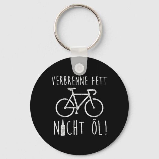 Ebike Fietser Fietscommuter Milieubescherming Sleutelhanger (Voorkant)