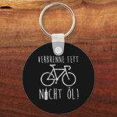 Ebike Fietser Fietscommuter Milieubescherming Sleutelhanger (Voorkant)