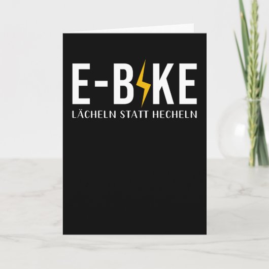 EBike Gezegde Kaart (Voorkant)