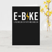EBike Gezegde Kaart (Gele Bloem)