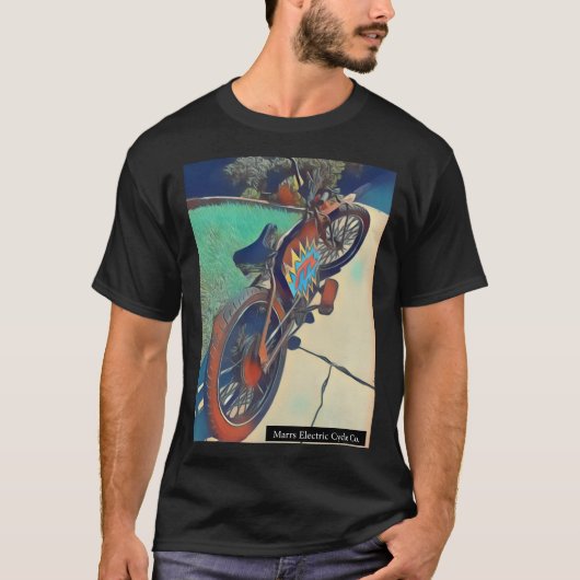 eBike Parked in Driveway T-shirt (Voorkant)