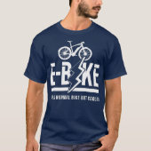 EBike Rider Bicycle Electric Cyclist T-shirt (Voorkant)