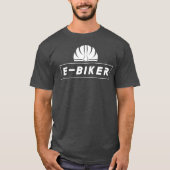 EBiker EBike cyclist Rider Electric Bicycle T-shirt (Voorkant)